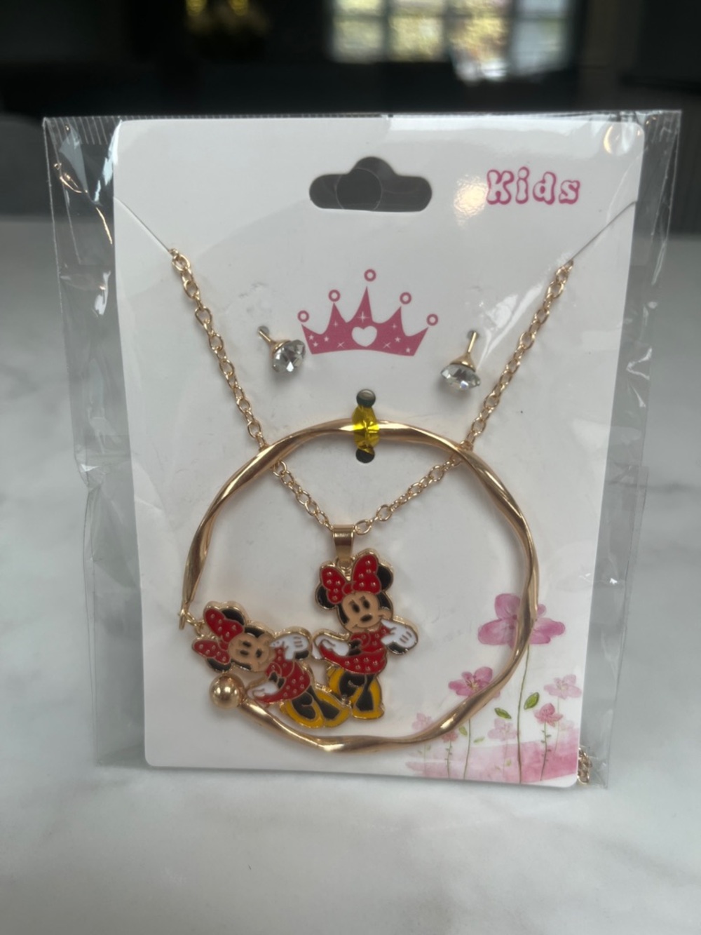 Disney Kids Jewelry Set - Gold, Red, Black, Yellow